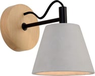 Lucide Vegglampe Grå Lucide Possio Vegglampe I Tre 03213/01/41