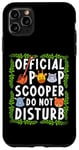 Coque pour iPhone 11 Pro Max Official Poop Scooper - Do Not Disturb Zookeeper