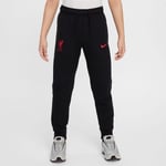 Liverpool Joggebukse NSW Tech Fleece - Sort/Rød Barn - Nike, størrelse XS: 122-128 cm