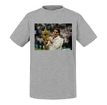 T-Shirt Enfant Trophee Grand Chelem Champion Roger Federer Tennis Superstar Sport