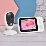 EU Plug 100-240V 3.5in TFT Wireless Digital Baby Monitor IR Night Vis-ion Interc