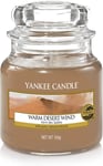 Yankee Candle Scented Candle | Warm Desert Wind Small Jar Candle | Burn Time: up