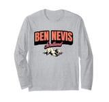 Ben Nevis Scotland s Heartbeat Ski Trip Long Sleeve T-Shirt