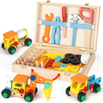 Vanplay Wooden Toys Kids Tool Set Pretend Play Toy Kids Tool Kit Kids Toys for 3