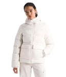 THE NORTH FACE Women's Gotham Jacket, White Dune, S