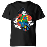 Disney Mickey Mouse Vintage Arrows Kids' T-Shirt - Black - 3-4 ans - Noir