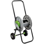 Draper Garden Hose Pipe Reel Cart | 45m Storage Capacity | Portable Design and Height Adjustment | Angled Hose Connecter | Hose reels Without Hose | 25060