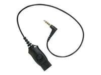 Poly Mo300-Iphone & Blackberry - Headset-Kabel - 4-Poligt Minijack Hane Till Snabburkoppling Hane