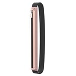 MoKo Étui à Crayons pour Apple Pencil Pro, Apple Pencil (USB-C), Apple Pencil 1re/2e Génération, Sac Stylet Housse en Cuir PU avec Sangle Élastique Fermeture Éclair Tablette 9,7"-12,9" - Or Rosé