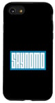 Coque pour iPhone SE (2020) / 7 / 8 Bleu SAYNOMO (Say No More) Bleu Couleur Graphique