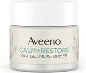 Aveeno Face Calm Restore Oat Gel Moisturiser Intensely Nourishing Day Cream 50ml