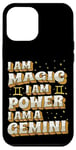 Coque pour iPhone 12 Pro Max Magique Gemini Power Zodiac Girl Horoscope Anniversaire