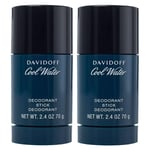 2-Pack Davidoff Cool Water Man Deostick 70ml