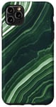 Coque pour iPhone 11 Pro Max Vert émeraude abstrait éclectique élégant motif bohème