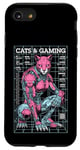 iPhone SE (2020) / 7 / 8 Cats And Gaming Cyberpunk Cat Lover Sci-Fi Robot Gamer Case