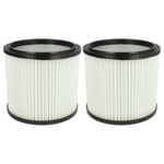 2 Cartridge Filter for Einhell TC-VC 1930 ARG TC-VC 1825 TC-VC 1812 S