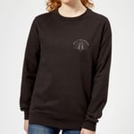 Braille Skateboarding Limited Edition Bridge Sunset Pocket Women's Sweatshirt - Black - L - Noir