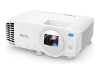 Benq Lw500st - Dlp-Projektor - Led - Bärbar - 3D - 2000 Ansi Lumen - Wxga (1280 X 800) - 16:10 - Zoomobjektiv Med Kort Kastavstånd - Vit