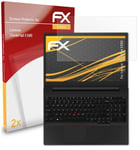 atFoliX 2x Screen Protection Film for Lenovo ThinkPad E590 matt&shockproof