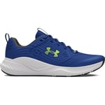 Under Armour Homme UA Charged Commit TR 4 Chaussures de Training, Tech Blue/Distant Gray/Morph Green, 41 EU