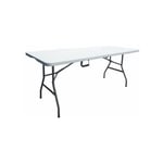 Hobag - Table pliante - 180 cm - 8 personnes - plastique