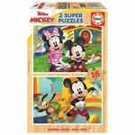 Puzzle Educa Mickey & Minnie [ 2 x 16 pcs]