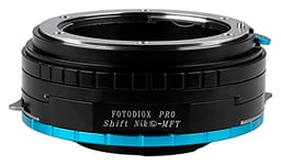 Fotodiox Pro Shift Lens Mount Adapter Compatible with Nikon F-mount G-Type Lenses on Micro Four Thirds Mount Cameras