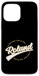 Coque pour iPhone 13 Pro Max Funny Personalized First Name Design for Roland