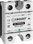 Crouzet Relais semi-conducteur GN100DZH - Courant de charge (max) : 100 A - Tension de commutation (max) : 660 V/AC zéro tension