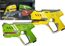 Leantoys Laser Tag Guns 4 Lag 2 Färger