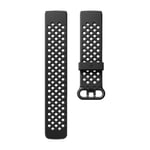 Fitbit Charge 3 sportsrem Stor, sort