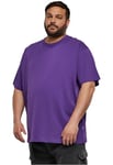 Urban Classics Men's Organic Basic Tee T-Shirt, Realviolet, S