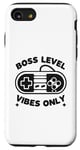 Coque pour iPhone SE (2020) / 7 / 8 Boss Level Vibes, réservé aux joueurs rétro