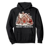 Merry Christmas Gingerbread House Baking Party Family Xmas Pullover Hoodie