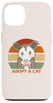 iPhone 13 ADOPT A CAT Funny Possum Opossum Street Cats Cute Kitty Meme Case