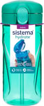 Sistema Hydrate Quick Flip Water Bottle 520 ml BPA with Straw random colour