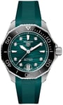 TAG Heuer WBP231G.FT6226 Aquaracer Professional Grøn/Gummi Ø36 mm