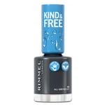 Soins visage Rimmel London  KIND   FREE nail polish 158-all greyed out