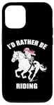 Coque pour iPhone 15 Pro Horse Rider Anime Girl