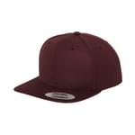 Flexfit Classic Snapback - keps - Maroon - Youth