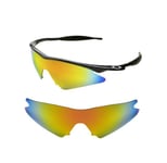 NEW POLARIZED FIRE RED CUSTOM SWEEP LENS FOR OAKLEY M-FRAME SUNGLASSES