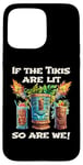 Coque pour iPhone 15 Pro Max Torche Tiki Polynésienne Tiki Bar Exotique Hawaïen Luau Cocktail