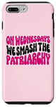 Coque pour iPhone 7 Plus/8 Plus Les mercredis We Smash The Patriarchy Pink Feminism Féminisme