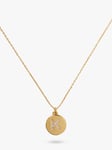 kate spade new york Mini Initial Pave Cubic Zirconia Pendant Necklace