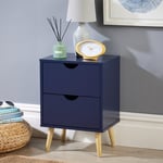 Skara 2 Drawer Bedside Table Unit