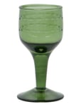 House Doctor Liqueur Glass, Hdvintage, Green Grön