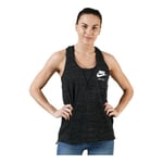 Nike Women W Nsw Gym Vntg Tank Top - Black/Sail, Medium