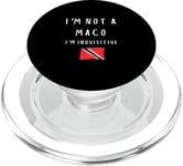 Im Not A Maco Drapeau Trinidad and Tobago Trini Pride PopSockets PopGrip pour MagSafe