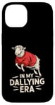 Coque pour iPhone 14 In My Dilly Dallying Era Motif mouton lent style vintage