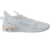 Wave Mirage 5 W inomhusskor Dam White/Aleutian/Cloud Pink 6.5